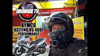 Kymco Xciting VS 400i Performance  Mister Biryani Again  Lipa City Ride [upl. by Annaear945]