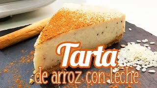 Tarta de arroz con leche  Recetas Thermomix  Postre sin horno y económico [upl. by Ynoffit]