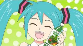 Hatsune Miku  Vegetable Juice Po Pi Po with English lyrics [upl. by Ahseneuq]