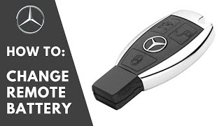 SAFE AND EASY  Mercedes Benz key fob battery replacement  DIY  3 button [upl. by Leirud]