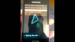 Samsung Galaxy Ace ClockWorkMod Recovery GTS5830i [upl. by Arodoeht286]