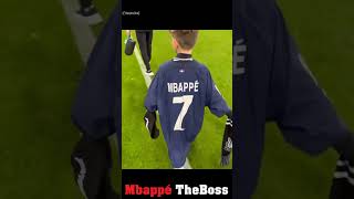 Kylian Mbappé offered his jersey to Kieran Trippiers son of whom he is a total fan 👕😀 mbappe psg [upl. by Sullivan]