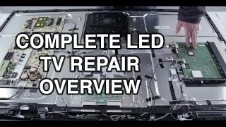 LED TV Repair Tutorial  Common Symptoms amp Solutions  How to Repair LED TVs [upl. by Ocsic223]