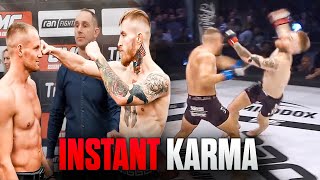 Karma in MMA Cocky Fighters Getting Destroyed [upl. by Daryn217]