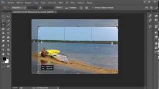 Herramienta de recortar en photoshop CC Ejemplo 1 wwwvideotutorialeses [upl. by Rep208]