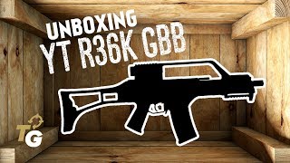 Army Armament R36K GBB  Scope  G36C Airsoft Replica Unboxing [upl. by Giacobo500]