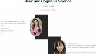 Brain and Cognitive Science Conference 1 Understanding Sugar Addiction  2 Infant Sleep Spindles [upl. by Nonregla464]