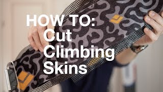 How to Cut Your Skitouring Climbing Skins [upl. by Howell]