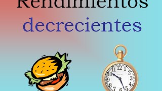 Rendimientos decrecientes [upl. by Gettings]