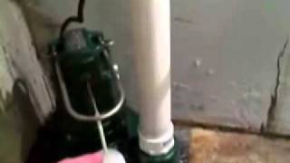 How to Install a Sewage Pump  Ejector Pump [upl. by Frayne914]