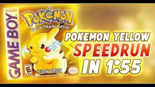 Pokemon Yellow Glitchless Speedrun in 155 Former World Record [upl. by Enael]