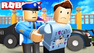 DENIS GETS ARRESTED IN ROBLOX [upl. by Sral]