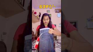 High risk jeans denim review 🙂🙂 shorts meesho trendingshorts shortsfeed ytshorts [upl. by Ohcamac81]