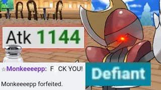 DEFIANT BISHARP sweeps through SALTY POKEMON PLAYERS [upl. by Tepper]