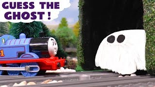 Thomas amp Friends Guess The Ghost Play Doh Game with Funny Funlings [upl. by Naryt196]