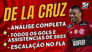 DE LA CRUZ ANÁLISE COMPLETA  TODOS OS GOLSASSISTÊNCIAS EM 2023  CONHEÇA O NOVO MEIA DO FLAMENGO [upl. by Egbert]