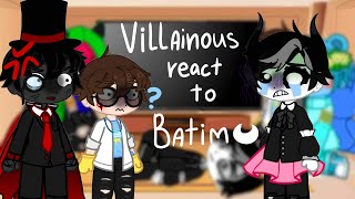 Villainous react to BATIM  gacha club  reaction  10 [upl. by Adorne]