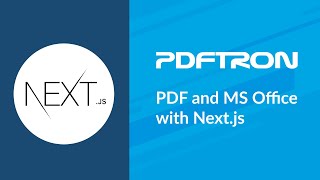 Integrating PDF and DOCX Viewing and Editing into Nextjs using WebViewer [upl. by Harned499]