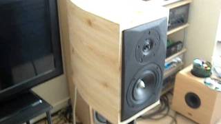 DIY bookshelf speakers sonus faber likeScanspeakTangband [upl. by Burd]