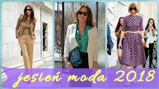 ☔ ☔ ☔ Moda dla 50 latki jesień 2018  2019 ☔ ☔ ☔ [upl. by Anihsak80]