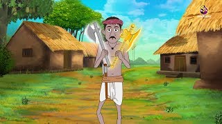 ईमानदार लकड़हारा  New Hindi Kahaniya  SSOFTOONS Hindi Kahani  Moral Stories in Hindi [upl. by Clint]