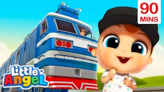 Choo Choo Train Song  Job and Career Songs  LittleAngel Nursery Rhymes for Kids [upl. by Leterg]