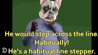 Is your dog a habitual line stepper [upl. by Tearle]