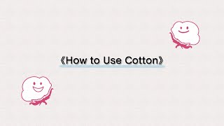 How to Use Cotton｜SHISEIDO [upl. by Nlycaj886]