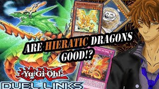 ARE HIERATIC DRAGONS GOOD VS Gunsblazing  YuGiOh Duel Links [upl. by Noillid924]