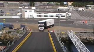 Brittany Ferries MV Pont Aven Departing Plymouth Devon England Friday 19th August 2011 [upl. by Nue]