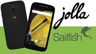 Sailfish OS running on Moto E24G LTE [upl. by Jodee552]