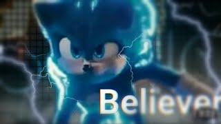 Sonic Movie Believer song ft Evoke Media [upl. by Nahtam420]