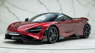 2021 McLaren 765LT  MSO Volcano Red  Walkaround  Engine amp Exhaust Sound [upl. by Dust]