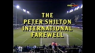 199091  Peter Shilton Farewell International England X1 v Italia 90 X1  181290 [upl. by Rihaz]