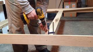 Queen Size Bed Frame DIY [upl. by Euh]