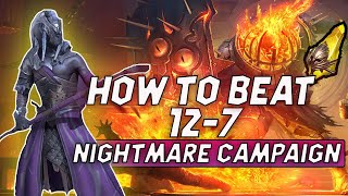 RAID  127 NIGHTMARE CAMPAIGN  HOW TO 3 STAR  PARAGON CHEESE  Raid Shadow Legends [upl. by Weissman]