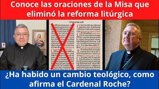 Las oraciones de la Misa Tradicional que eliminó la reforma litúrgica ¿Cambio teológico [upl. by Astera]