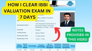 Clear IBBI Bank Valuation Exam in 7 Days  Notes से लेकर कैसे Preparation करे सब बताया है [upl. by Geoffrey]