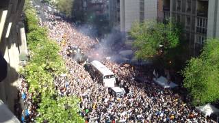 Llegada del Real Madrid Semifinal Real Madrid  Bayer Champions 2014 [upl. by Ettenay]