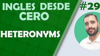 🤯 HETERONYMS ✔️ Misma PALABRA con diferente PRONUNCIACION Y SIGNIFICADO 🤯 [upl. by Ahsiakal]