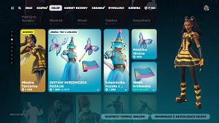 SKLEP FORTNITE 4052024 NOWY SKIN MIODNA TANCERKA NOWA EMOTKA AMBITNIE KAMISIA SZPERACZ [upl. by Lothario]