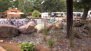 Award Winning New England Campground  RV Womens Alliance Rehab Trailer  RV Essential Tools [upl. by Elmajian]