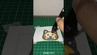 ASMR 3D Pen Art Crafting a Cute Cat  Satisfying and Relaxing 3dprinting diy [upl. by Pussej]