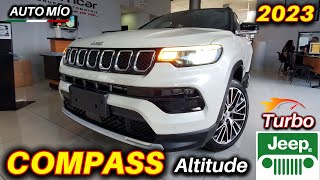 JEEP COMPASS altitude Turbo 2023  Ficha Técnica  jeep compass2023 jeepcompass20223 😃👍🏼 [upl. by Enortna811]