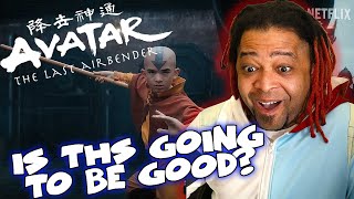 OH SNAP Will this actually be GOOD Avatar The Last Airbender  Official Trailer REACTION [upl. by Aleekahs]