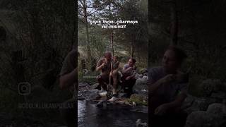 ORMANDA KUŞBURNU TOPLAYIP DERE KENARINDA DEMLEYİP ÇAYININ TADINI ÇIKARMAYA VAR MISINIZ  🏕️🥰☕️ [upl. by Polly]