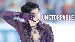 Yuzuru Hanyu  Unstoppable FMVMAD [upl. by Nofpets]