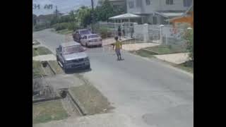 CCTV captured several miscreants scaling a wall at Caryota Drive in Couva on Thursday 16th May 2024 [upl. by Thanh]