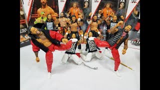 WWE ELITE 64 JIMMY amp JEY USO FIGURE REVIEW [upl. by Oeht]