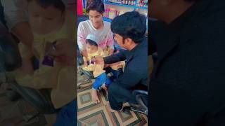 Giving TT injection to a lovely kid without making him cry 😭 😭injection TT kids shorts viral [upl. by Oneida211]